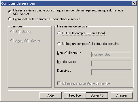 installation sql server 2000 fenetre11
